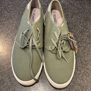 TOMS Men's Olive Green Sneakers